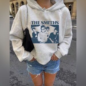 Gray The Smiths Graphic Women’s Sweater